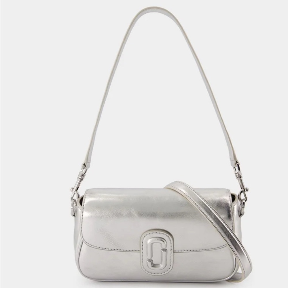 Marc Jacobs Metallic Silver Shoulder Bag
